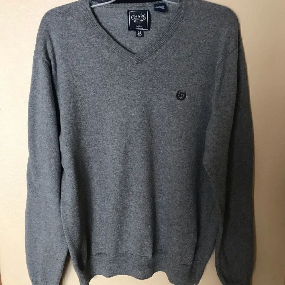 Chaps Mens Cotton Cashmere Sweater‎